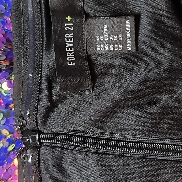 Forever 21 sequin dress 1X mini barbiecore bodycon New Years Party! - Picture 7 of 9